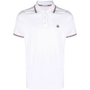 Moncler White Polo Shirts Men